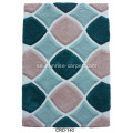 Microfiber Shaggy med 3D Pattern Rug